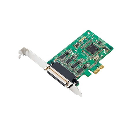 4Port Pcie Board, W/ Db25M Cable, Rs-232/422/485, Lowprofile
